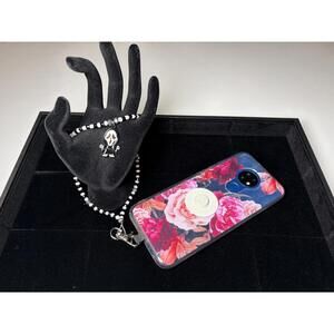 Handmade Ghostface Phone Charm Strap – Beaded Wristlet